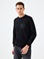 thumb-Regular Fit Erkek Sweatshirt
