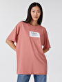 thumb-Oversize Kadın Tshirt K.kol
