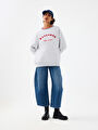 thumb-Oversize Kadın Sweatshirt