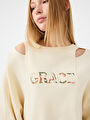 thumb-Oversize Kadın Sweatshirt