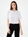 thumb-Crop Kadın Tshirt K.kol