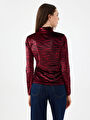 thumb-Slim Fit Kadın Bluz U.kol