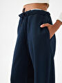 thumb-Palazzo Fıt Kadın Eşofman Altı