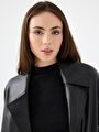 thumb-Loose Fit Kadın Trenchcoat