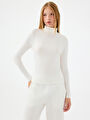 thumb-Slim Fit Kadın Bluz U.kol