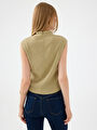 thumb-Slim Fit Kadın Bluz K.kol