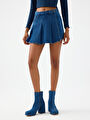 thumb-Slim Fit Kadın Şort Etek