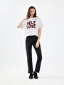 thumb-Loose Fit Kadın Tshirt K.kol