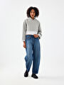 thumb-Baggy Regular Fit Kadın Pantolon
