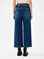 thumb-Crop Wide Leg Regular Fit Kadın Pantolon