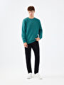 thumb-Regular Fit Erkek Sweatshirt