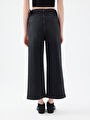 thumb-Crop Wide Leg Regular Fit Kadın Pantolon