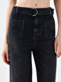 thumb-Crop Wide Leg Regular Fit Kadın Pantolon