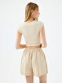 thumb-Crop Kadın Tshirt K.kol