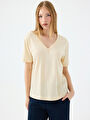 thumb-Regular Fit Kadın Tshirt K.kol