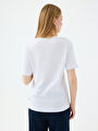 thumb-Regular Fit Kadın Tshirt K.kol