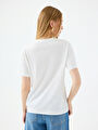 thumb-Regular Fit Kadın Tshirt K.kol