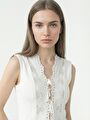 thumb-Regular Fit Kadın Bluz K.kol