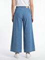 thumb-Pleated Super Palazzo Super Palazzo Kadın Pantolon