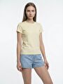 thumb-Slim Fit Kadın Tshirt K.kol