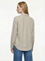 thumb-Regular Fit Kadın Gömlek U.kol