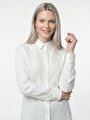 thumb-Regular Fit Kadın Gömlek U.kol