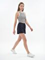 thumb-Regular Fit Kadın Şort