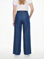 thumb-Pleated Palazzo Palazzo Fıt Kadın Pantolon