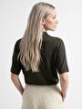 thumb-Relax Fit Kadın Bluz K.kol