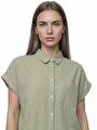 thumb-Loose Fit Kadın Gömlek K.kol