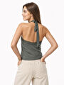 thumb-Slim Fit Kadın Bluz K.kol
