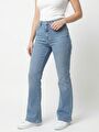 thumb-Belinda Slim Fit Kadın Pantolon