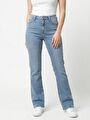 thumb-Belinda Slim Fit Kadın Pantolon