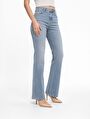 thumb-Belinda Slim Fit Kadın Pantolon