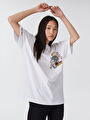 thumb-Oversize Kadın Tshirt K.kol