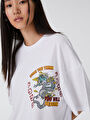 thumb-Oversize Kadın Tshirt K.kol