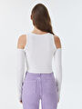 thumb-Slim Fit Kadın Tshirt U.kol