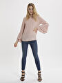thumb-Regular Fit Kadın Bluz U.kol