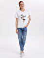 thumb-Regular Fit Kadın Tshirt K.kol