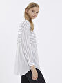thumb-Regular Fit Kadın Gömlek U.kol
