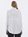 thumb-Regular Fit Kadın Gömlek U.kol