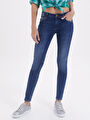 thumb-Nicole Skinny Fit Kadın Pantolon